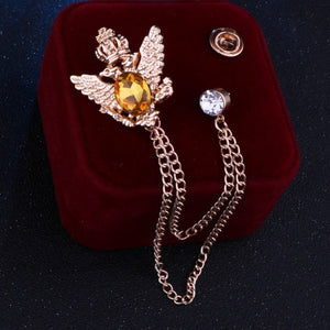 Vogels kostuum broche