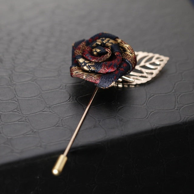 Veelkleurige rozenpakbroche