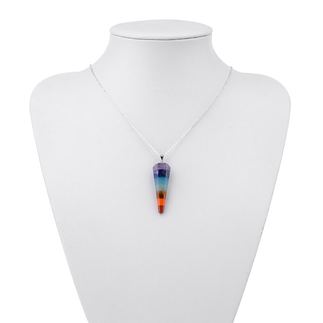 Collier 7 Chakras Vraie Pierre