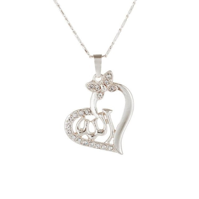 Collier Allah Or argent
