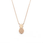 Halsketting Ananas Goud & Zilver voor Dames goud