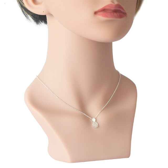 Halsketting Ananas Goud & Zilver voor Dames 