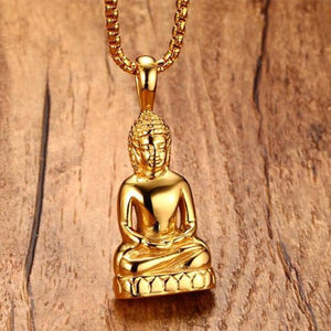 Collier Bouddha Or