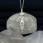 Collier Éclat du Lotus argent
