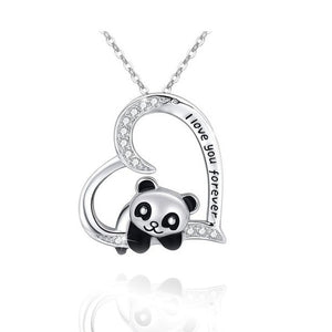 Collier Panda argent A