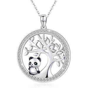 Collier Panda argent B