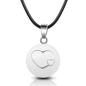 Collier Pendentif Femme Enceinte Bola de Grossesse coeur