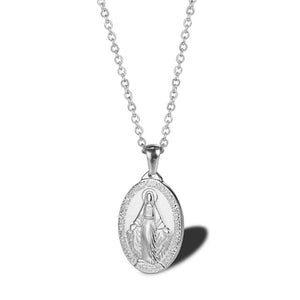 Collier Vierge Marie argent