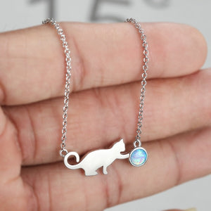 Pendentif Chat Argent