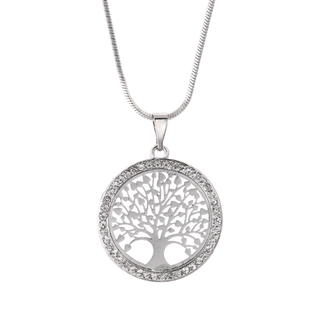 Pendentif Arbre de Vie Or argenté