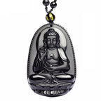 Pendentif Bouddha Obsidienne