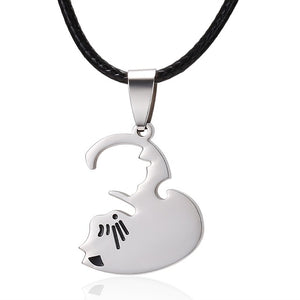 Pendentif Chat pour Couple 