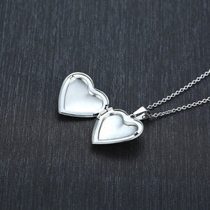 Pendentif Coeur Ouvrable pour Photo argent