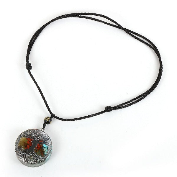 Orgonite stenen hanger en ketting heren dames bescherming meditatie