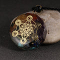 Orgoniet Steen Hanger & Halsketting Mannen vrouwen Bescherming Meditatie levensboom metatron