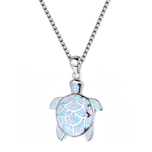 Pendentif Tortue blanc