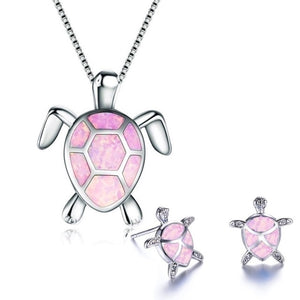 Bijoux Tortue de Mer rose