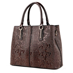 Sac Cabas en Cuir Marron