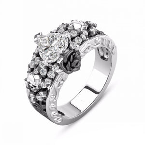 Bague Gothique Femme noir