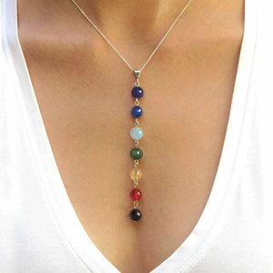 Collier & Pendentif 7 Chakras Femme