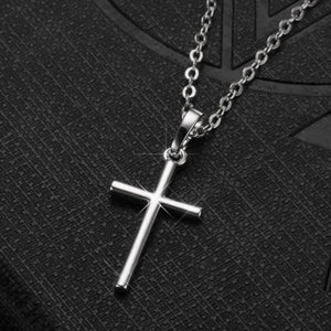 Collier avec Croix argent