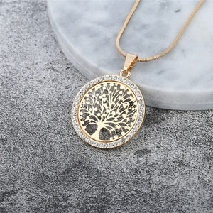 Collier Pendentif Arbre de Vie Femme or