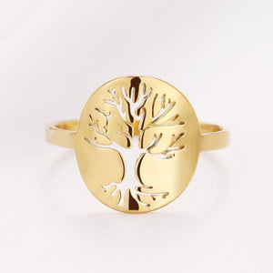 Bague Arbre de Vie Couleur Or