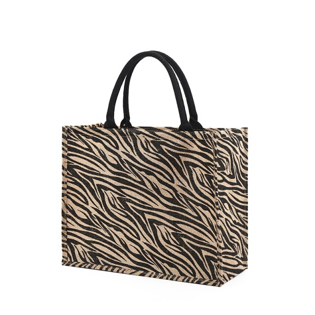 Sac Cabas en Toile Zébré