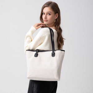 Sac Cabas en Toile Blanc